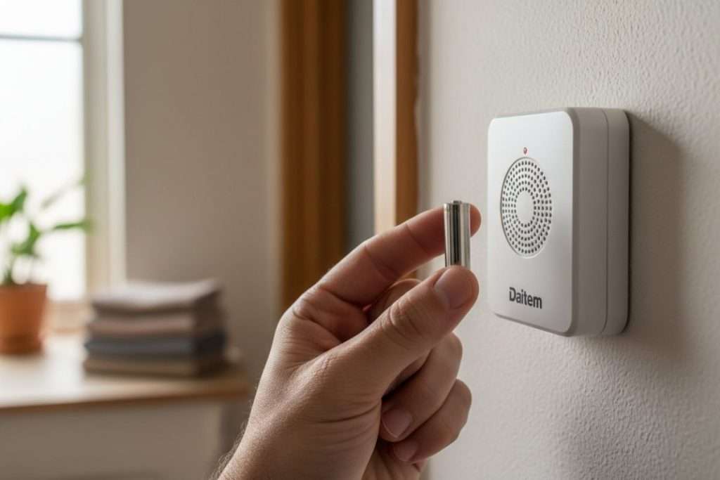 Alarme Daitem : changer les piles de vos équipements